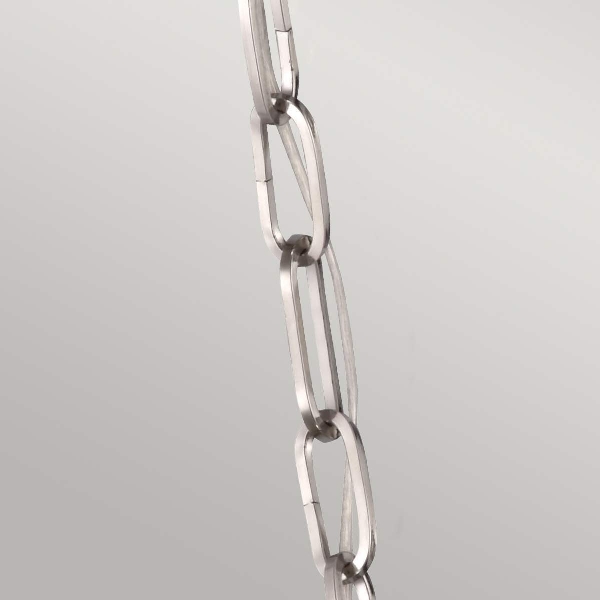 Harrow 1 Leuchte Medium Pendelleuchte - Nickel poliert der Firma Elstead