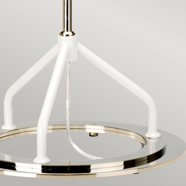 Vicenza Tischleuchte - Dunkelgrau Nickel poliert der Firma Elstead