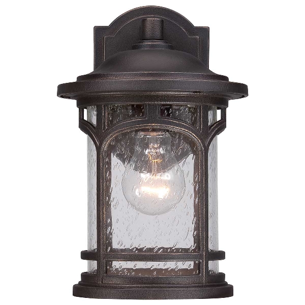 Marblehead 1 Light Small Wall Lantern - Palladian Bronze der Firma Elstead