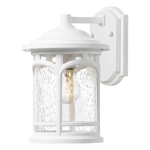 Marblehead 1 Light Small Wall Lantern - White der Firma Elstead