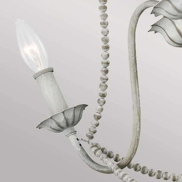 Maryville 3 Light Chandelier - Washed Grey der Firma Elstead
