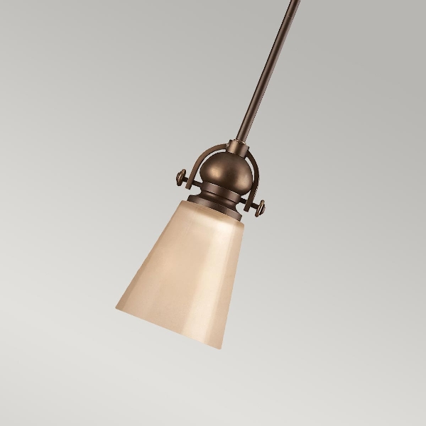 Mayflower 1 Light Mini Pendant - Olde Bronze der Firma Elstead