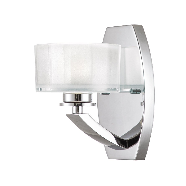 Meridian 1 Light Wall Light - Polished Chrome der Firma Elstead