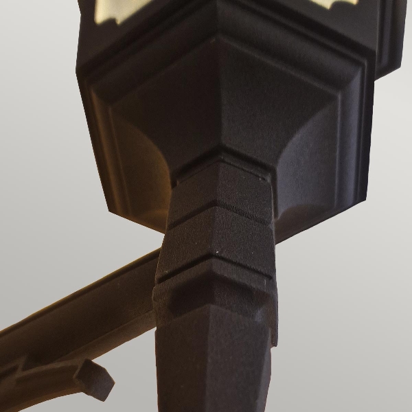 Parish 1 Light Down Wall Lantern - Black der Firma Elstead