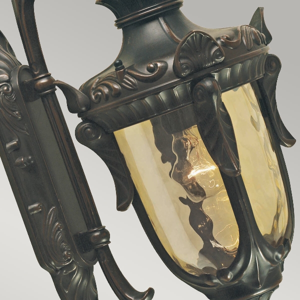 Philadelphia 1 Light Small Down Wandlaterne - Altbronze der Firma Elstead