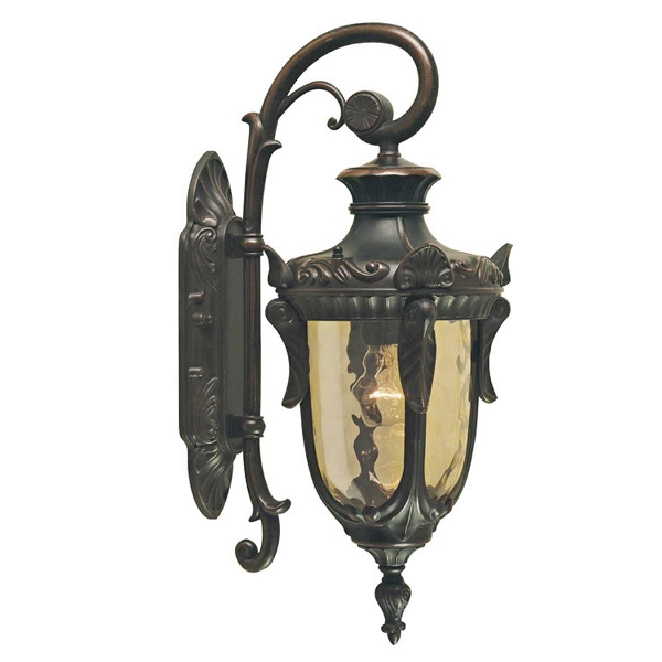 Philadelphia 1 Light Small Down Wandlaterne - Altbronze der Firma Elstead