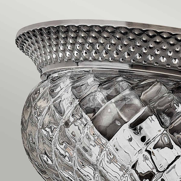 Plantation 2 Light Small Flush - Nickel poliert, antik der Firma Elstead