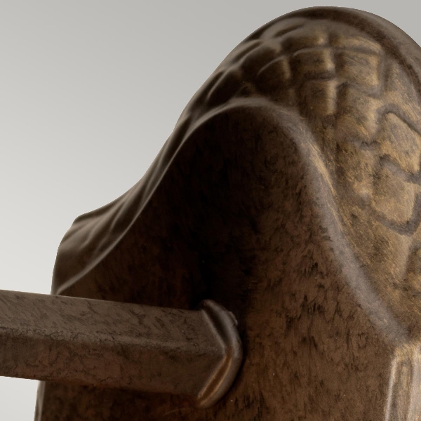 Plantation 1 leichte Wandleuchte - Perlbronze der Firma Elstead