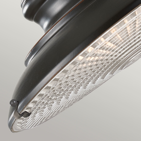 Redding Station 1 Light Medium Wandlaterne - Restoration Bronze der Firma Elstead