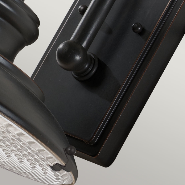 Redding Station 1 Light Medium Wandlaterne - Restoration Bronze der Firma Elstead