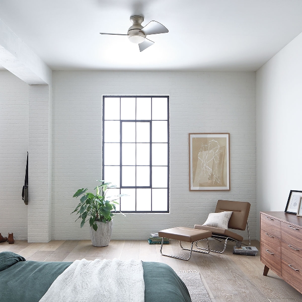 Sola - 86cm / 34 Zoll Ventilator - Gebürstetes Nickel der Firma Elstead