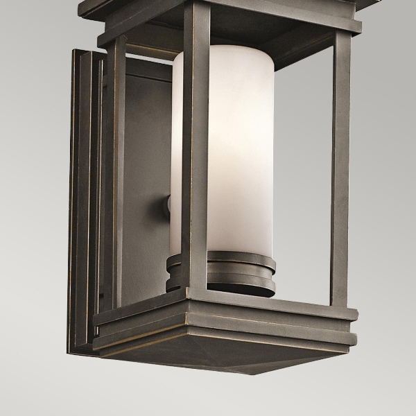 South Hope 1 Licht kleine Wandlaterne - Rubbed Bronze der Firma Elstead