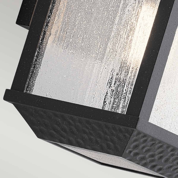 Springfield 1 Leuchte Kleine Wandlaterne - Distressed Black der Firma Elstead