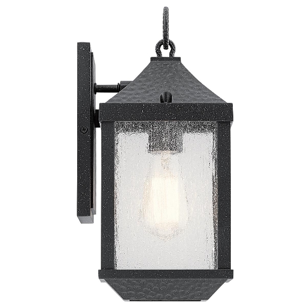 Springfield 1 Leuchte Kleine Wandlaterne - Distressed Black der Firma Elstead