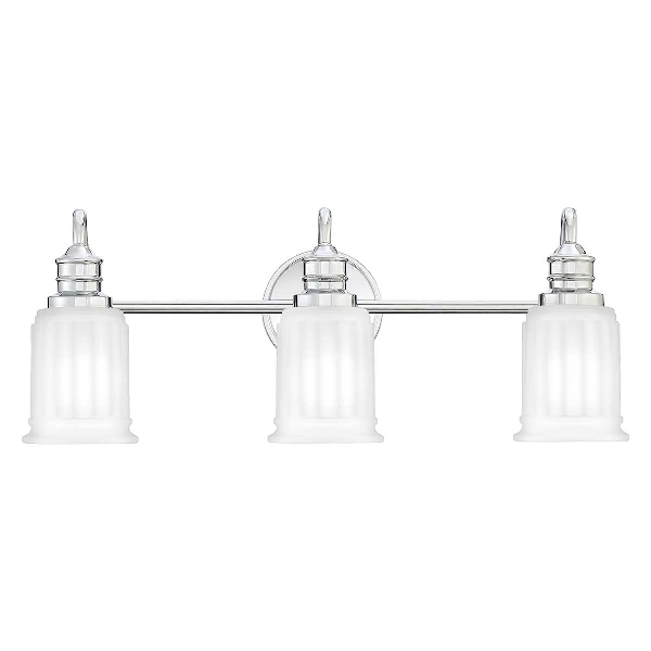 Elstead Swell 3 Light Wandleuchte - Poliertes Chrom QZ-SWELL3-PC-BATH
