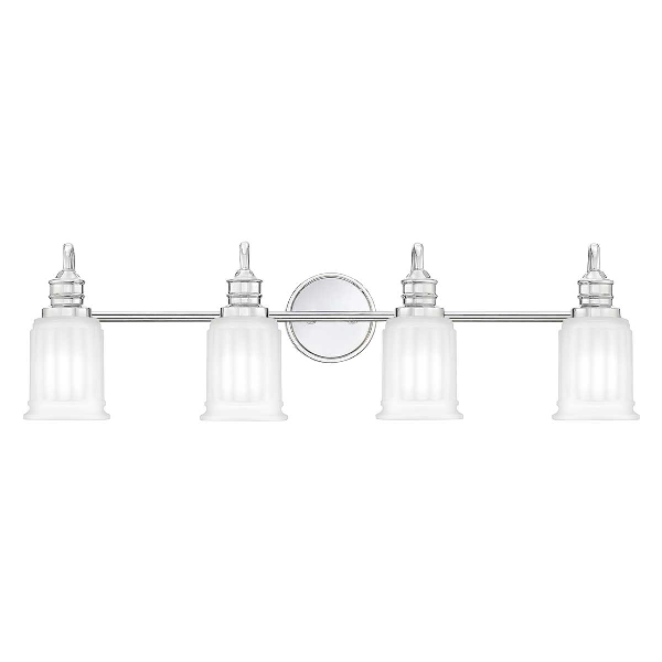Elstead Swell 4 Licht Wandleuchte - Poliertes Chrom QZ-SWELL4-PC-BATH