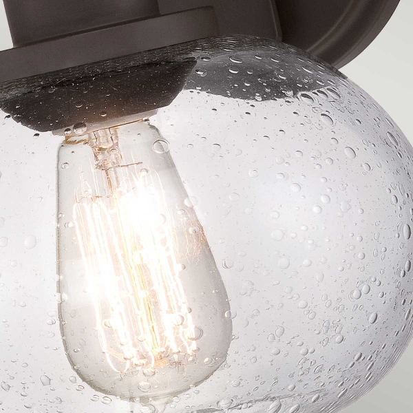 Trilogy 1 leichte Wandleuchte - Altbronze der Firma Elstead