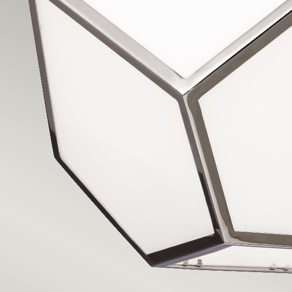 Diamond 4 Light Large Pendelleuchte - Nickel poliert der Firma Elstead