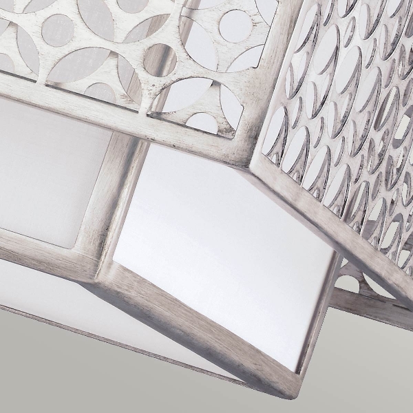 Kenney 3 Leuchtende Pendelleuchte - Sunrise Silber der Firma Elstead