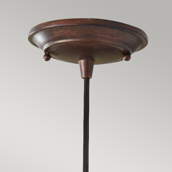 Urban Renewal 1 leichte Pendelleuchte - Pariser Bronze der Firma Elstead