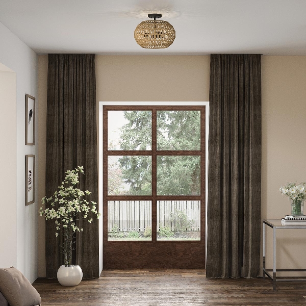 Quoizel Casablanca 3 lt halb bündig - Palladian Bronze der Firma Elstead