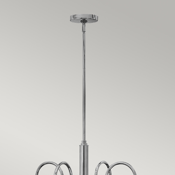 Congress 4 Licht Kronleuchter - Chrom der Firma Elstead