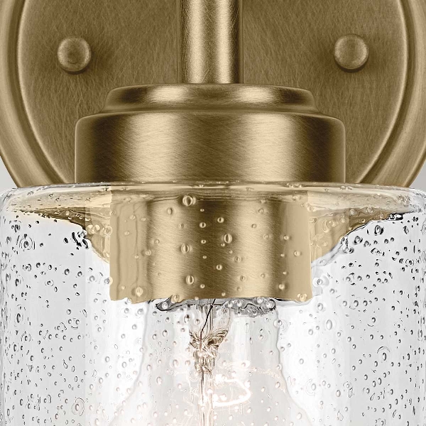 Kichler Winslow 1 lt Wandleuchte - Naturmessing der Firma Elstead