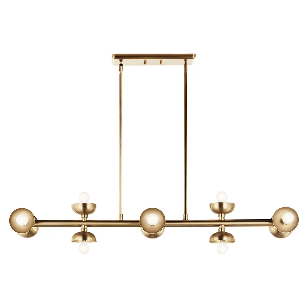 Palta 10 lt Linear Pendelleuchte - Champagner Bronze der Firma Elstead