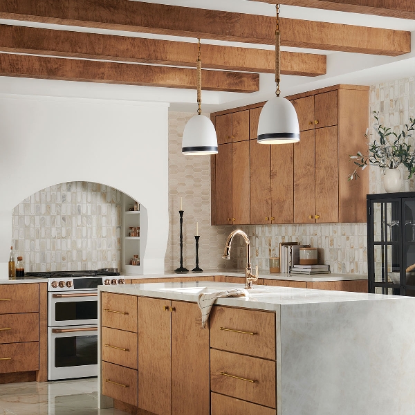 Hinkley Nash 1 lt Pendelleuchte - Heritage Brass der Firma Elstead