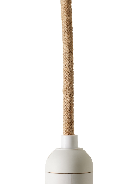 Kabelfassung Basic Kabelfassung Nature 2 Meter Textilkabel der Firma Halo Design