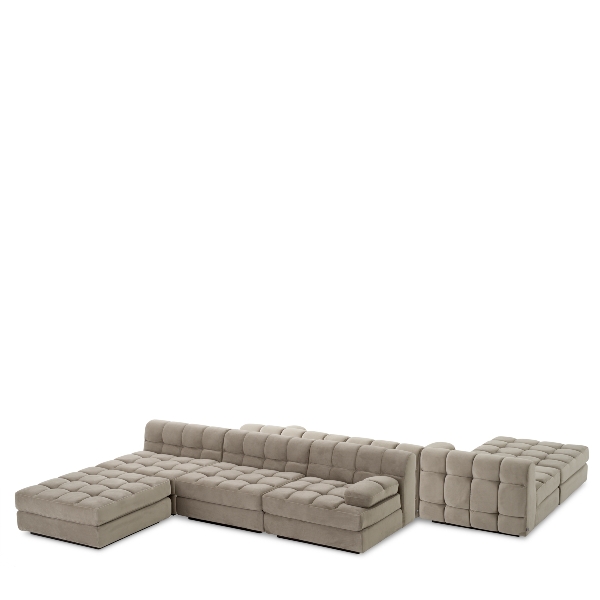Modulares Sofa Dean - Ottomane der Firma Eichholtz