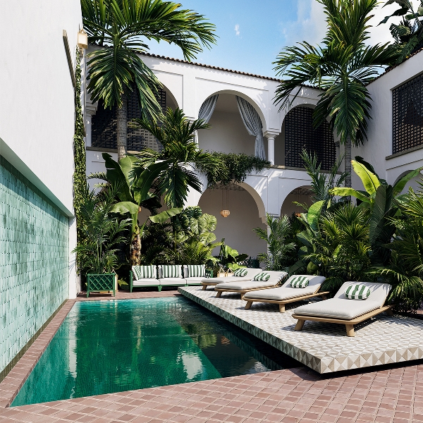 Outdoor Pflanzgefäß Ocean Club der Firma Eichholtz