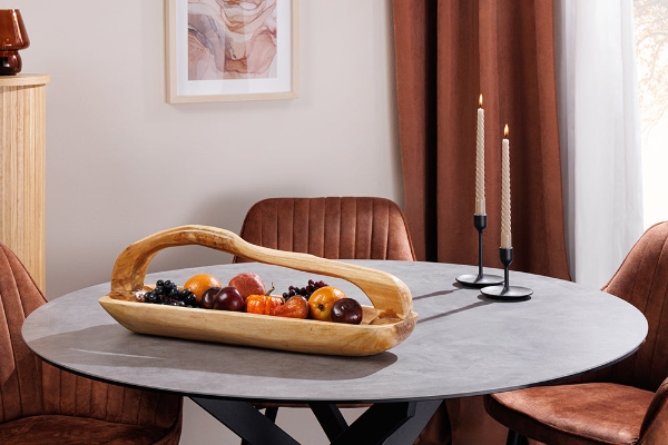 Teakholzschale BALI mit Henkel der Firma Casa Élite