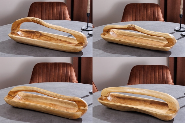 Teakholzschale BALI mit Henkel der Firma Casa Élite