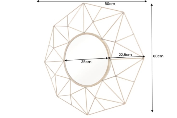 Wandspiegel DIAMOND der Firma Casa Élite