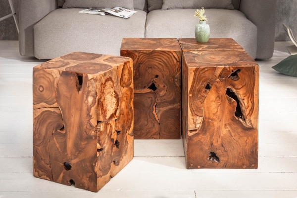 Beistelltisch Hocker SQUARE  der Firma Casa Élite