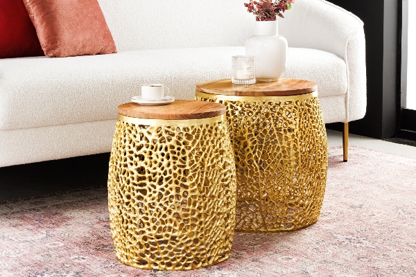 Couchtisch LEAF 2er Set  der Firma Casa Élite