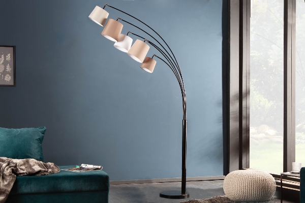 Stehleuchte LEVELS 5 Leinenschirme  der Firma Casa Élite