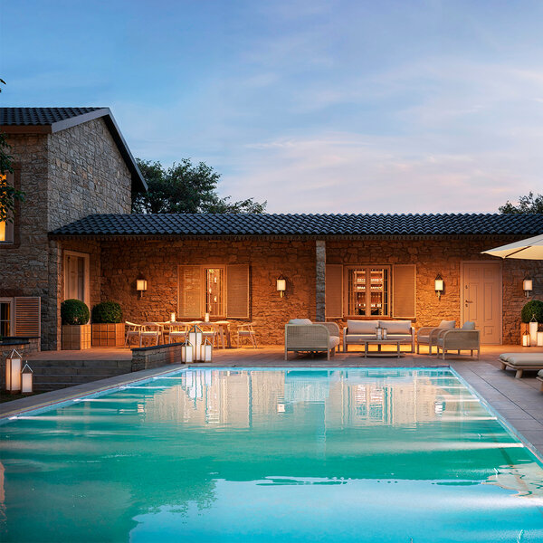 Außenwandleuchte Riserva der Firma Eichholtz