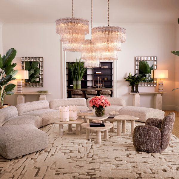 Modulares Sofa Grand Avenue - Ottomane der Firma Eichholtz