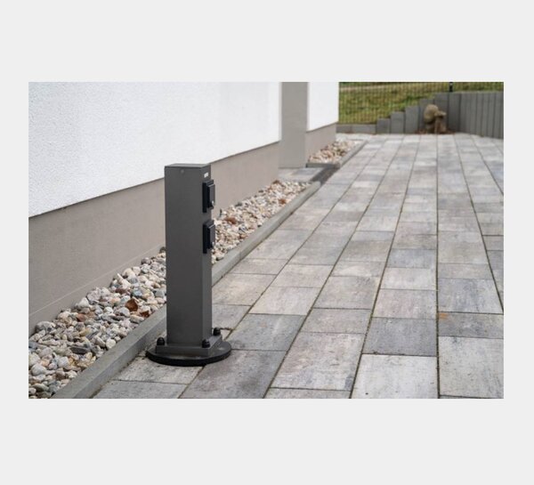 Steckdosensäule abschließbar der Firma Albert Leuchten