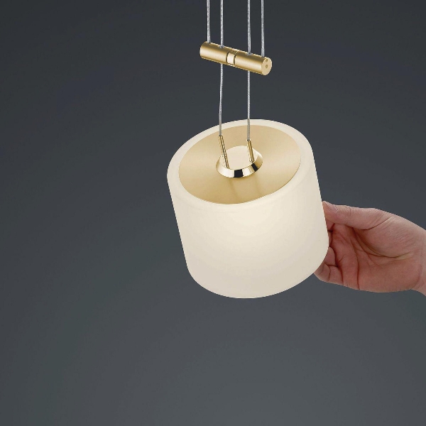 LED-Pendelleuchte Grazia 3 flammig der Firma BANKAMP Leuchtenmanufaktur