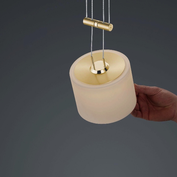 LED-Pendelleuchte Grazia 3 flammig der Firma BANKAMP Leuchtenmanufaktur