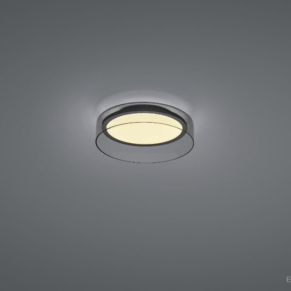 BANKAMP Leuchtenmanufaktur LED Deckenleuchte Flair Smoke 7794/1-06