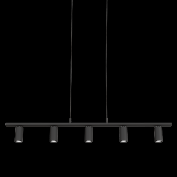 Lucy linear Pendelleuchte 5 schwarz GU10 der Firma Belid Leuchten