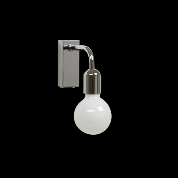 Regal Wandleuchte 1 IP44 Chrom E27 der Firma Belid Leuchten