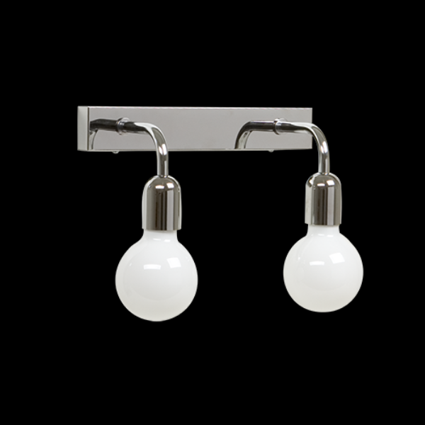 Regal Wandleuchte 2 IP44 Chrom E27 der Firma Belid Leuchten
