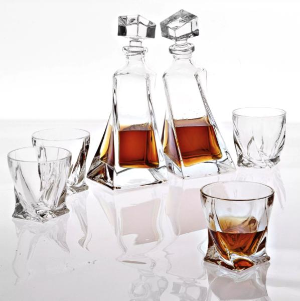 Dekanter Saphir 6er Set der Firma Eichholtz