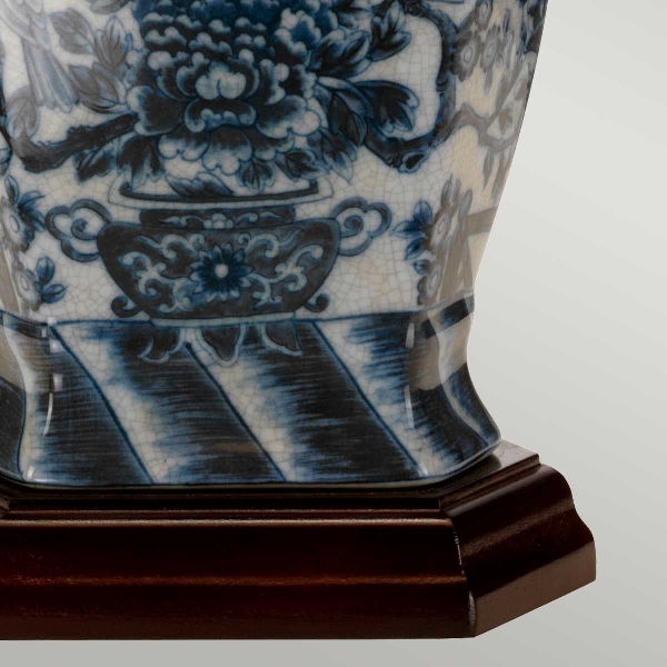 Tischleuchte Blue Hex der Firma Elstead