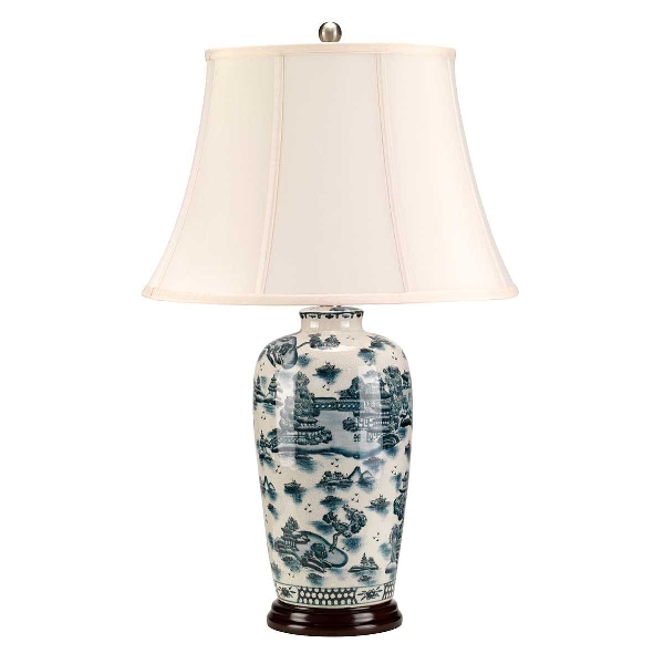 Tischleuchte Blue Traditional der Firma Elstead